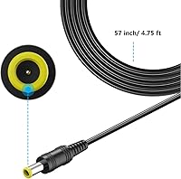 Vista 3 de SoulBay Cable de alimentación de 12V para reproductores de discos Blu-Ray y DVD Sony BDP-Series BDP-BX370 BDP-S1700 BDP-S3200 BDP-S3500 BDP-S3700