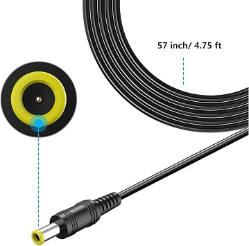 SoulBay 12V Power Cord for Sony Blu-Ray Disc DVD Players BDP-Series BDP-BX370 BDP-S1700 BDP-S3200 BDP-S3500 BDP-S3700 BDP-S6500 S6700 UBP-X700 12 Volt Replacement for Sony AC-M1208UC AC Adapter