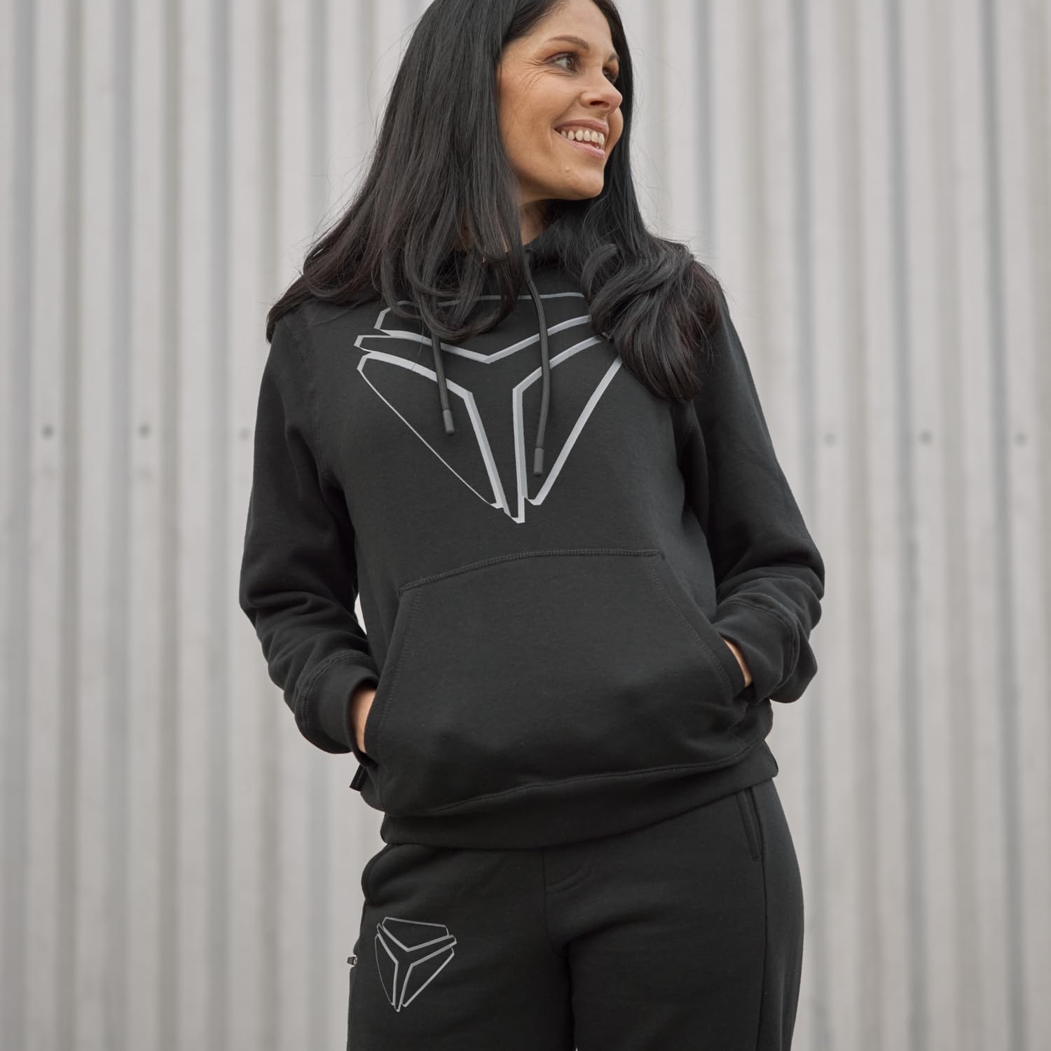 Polaris Slingshot Unisex Pullover Hoodie Sweatshirt, Comfortable Cotton Blend, 60% Cotton, 40% Poly Fleece, Black - 2864884
