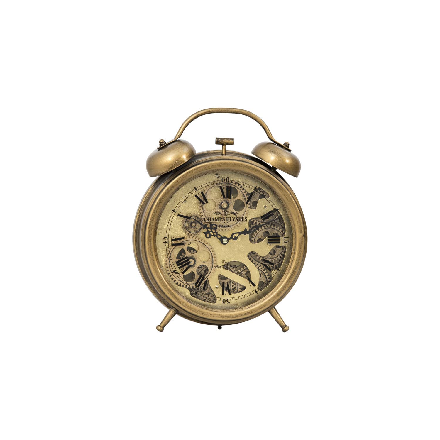 Amazon.com: Yosemite Home Decor Modern Metal Gear Table Top Clock
