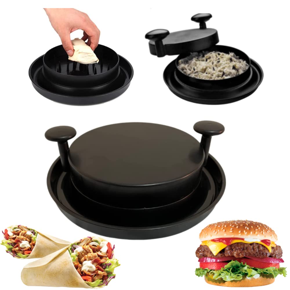 Chicken Shredder For Kitchen, Chicken Shredder Tool, Meat Shredder For Kitchen, Chicken Shredder Tool Twist, Chicken Grinder For Kitchen. Food Grinder and Meat Grinder. (black)