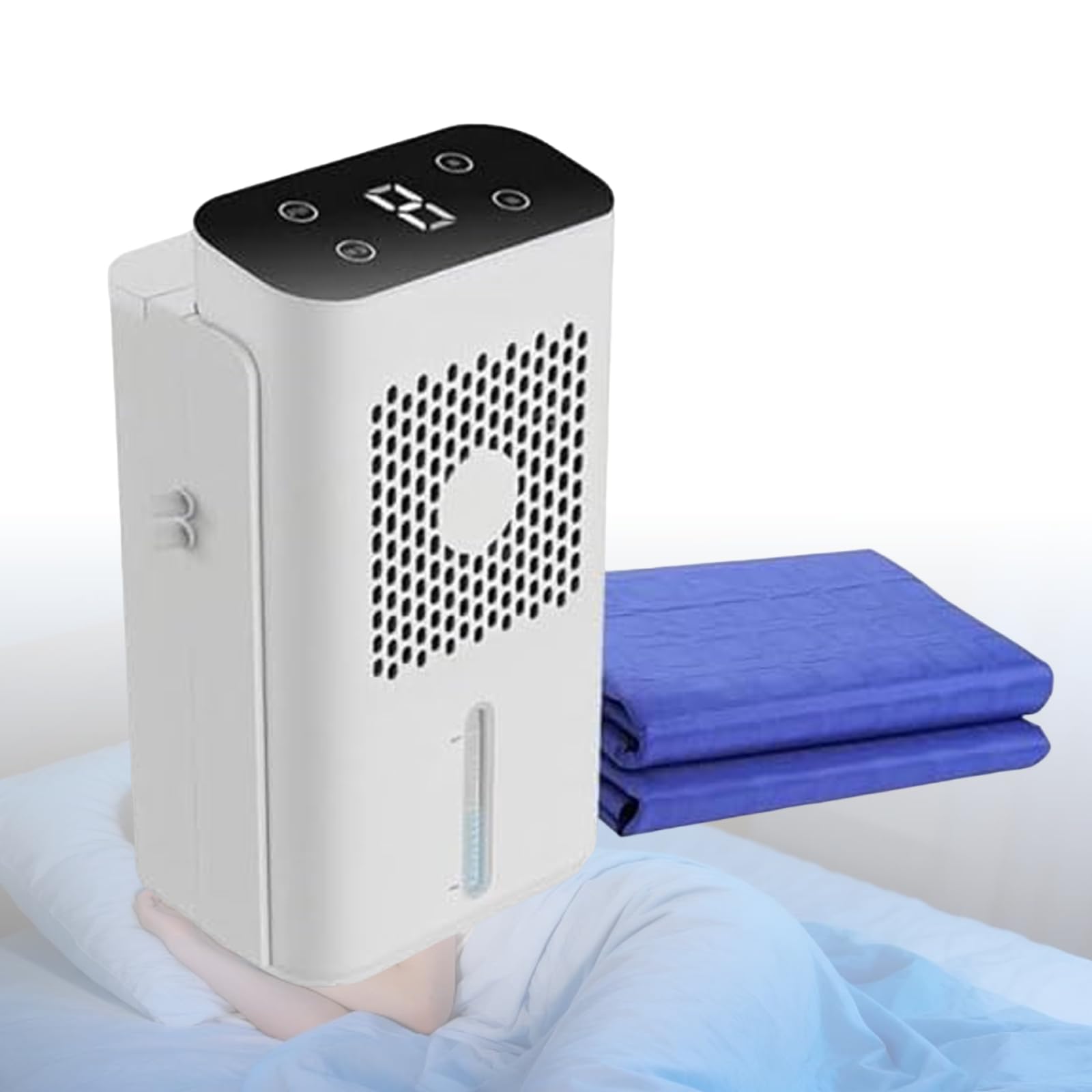 Mattress Cooling Bed Pad – Water Cooled Blanket with 1.7L Tank 160×70cm
