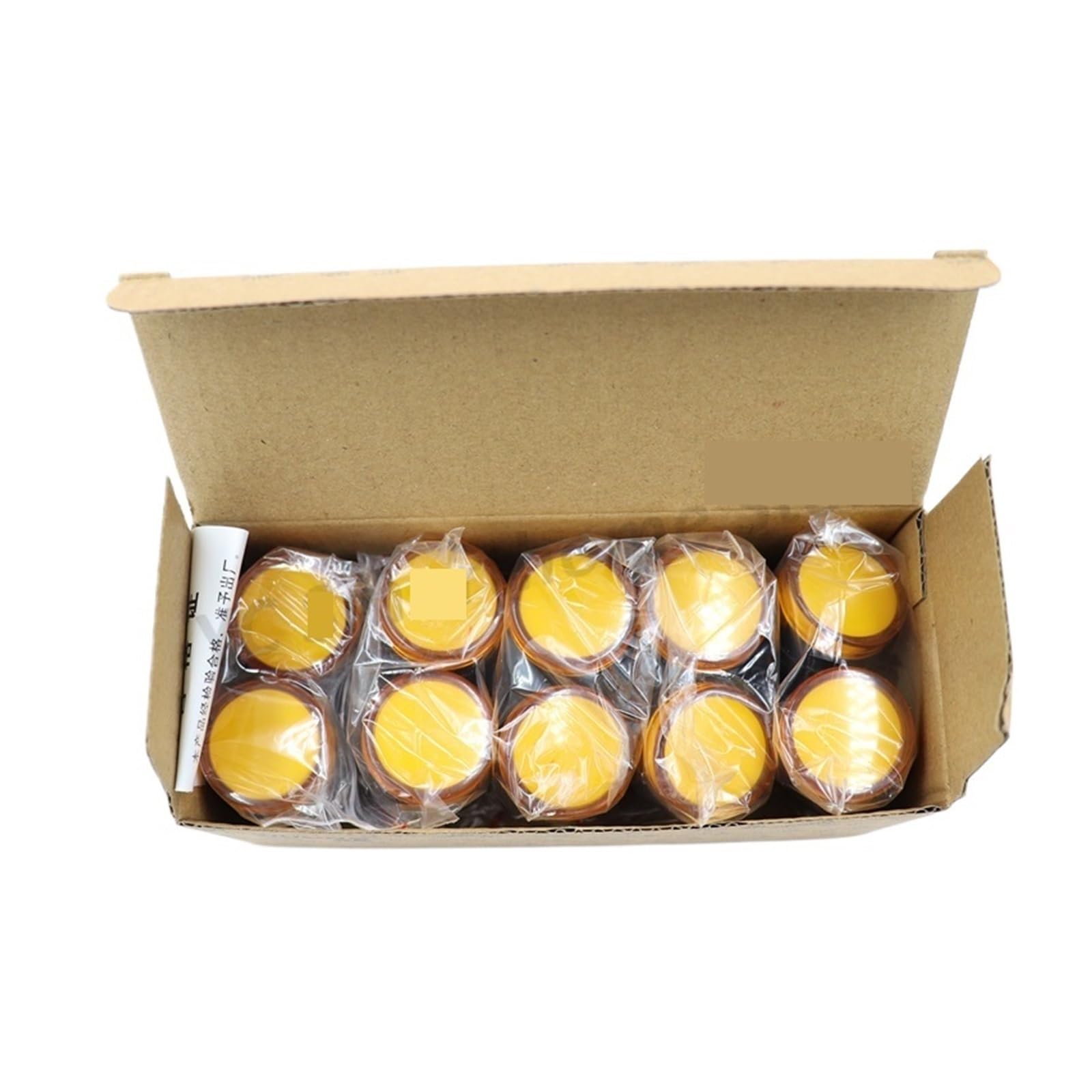 10 Piezas de luz indicadora de Potencia de señal de Montaje en Panel de 22 mm, CA, CC, 12 V, 24 V, luz de baliza AD16(24V Yellow)