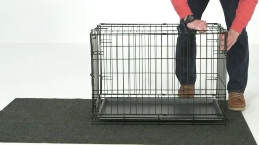 Carlson Pet Products SECURE AND FOLDABLE Single Door Metal Dog Crate, Small - Image 7