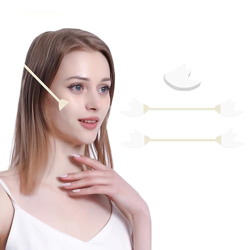 Cinta de estiramiento facial invisible, cinta invisible de estiramiento facial y bandas en forma de V, herramientas faciales para arrugas y líneas