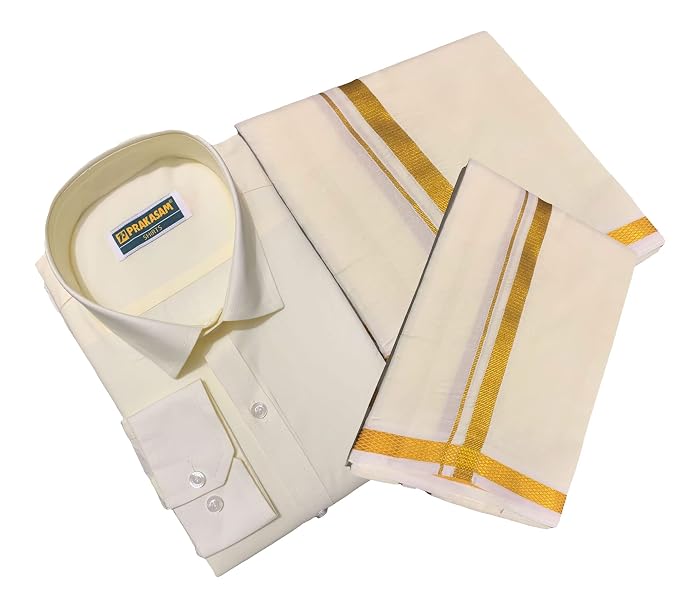 Prakasam Cotton mens Cotton wedding Set 