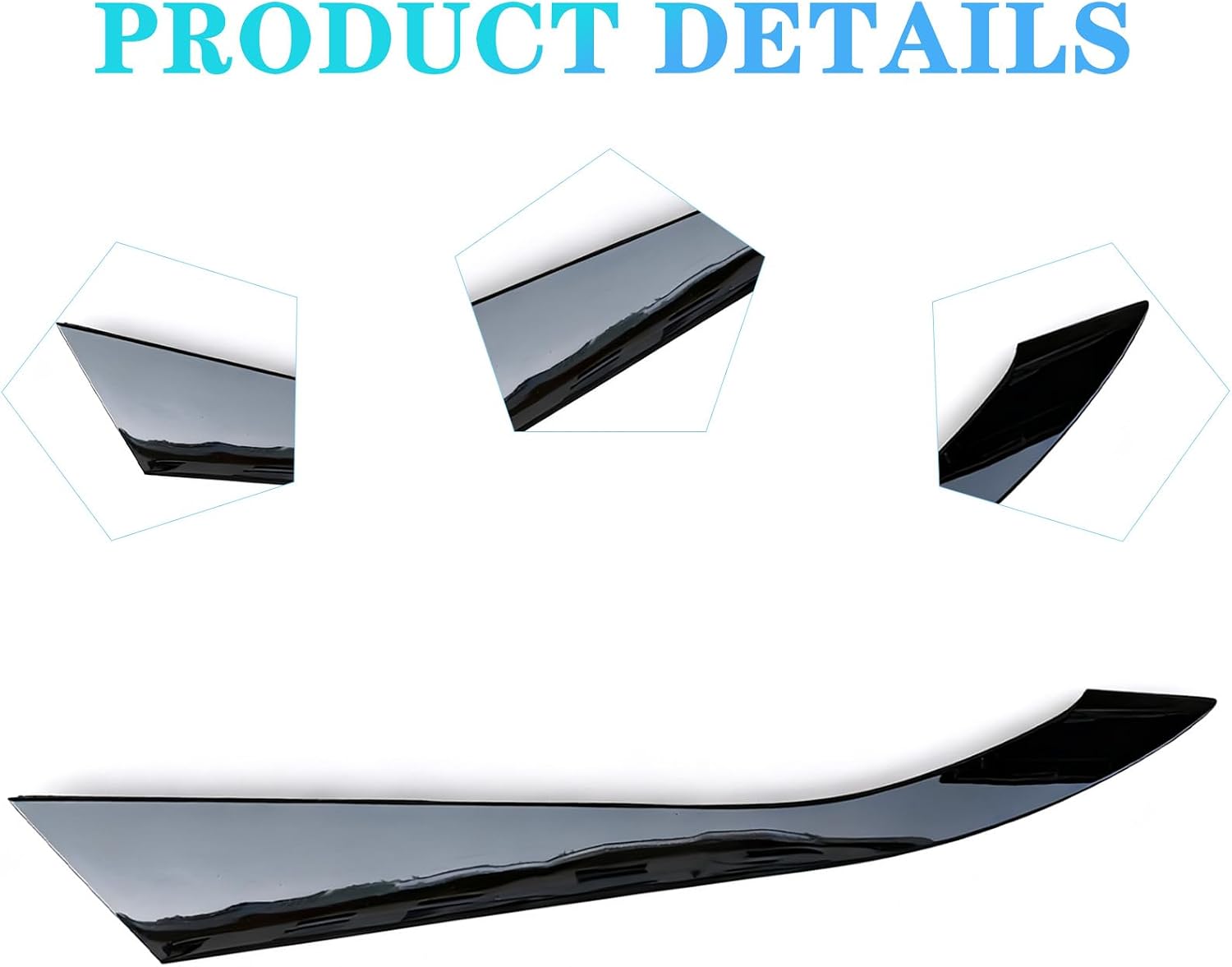 Black Rear Left Side Quarter Panel Trim Fit for Altima 2019 788736CTOA Moulding Trim 78873-6CTOA