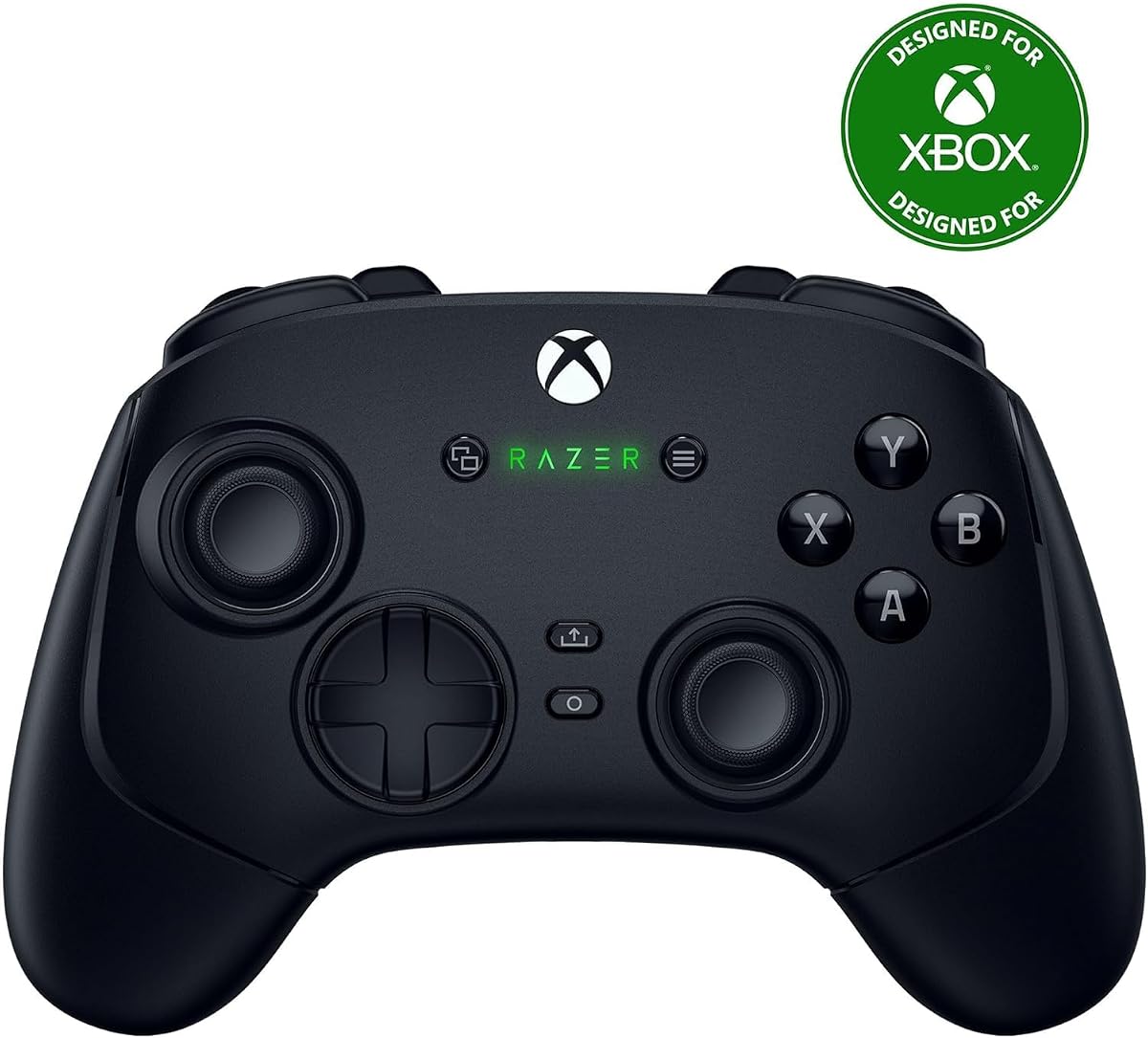 Controlador inalámbrico para juegos Razer Wolverine V3 Pro: Licencia para Xbox Series X|S, Xbox One, Windows PC - 6 botones reasignables - Disparadores rápidos - Thumbsticks personalizables - Modo torneo con cable - Negro (renovado)
