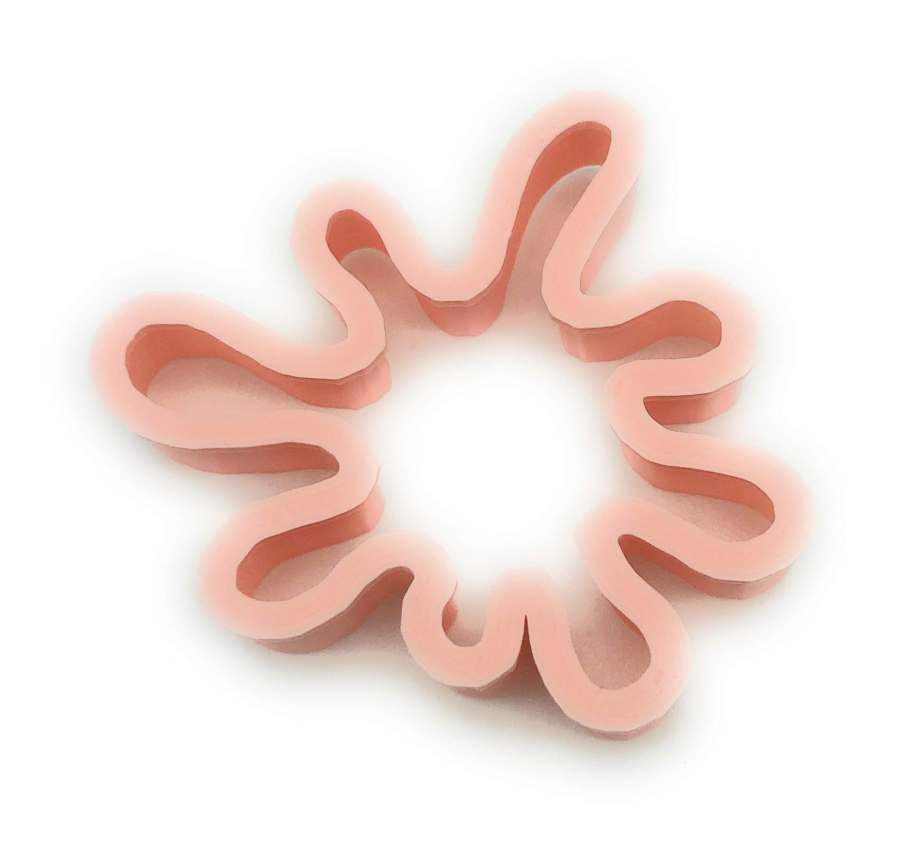 Slime Splat Effect Cookie Cutter 05 Fondant Cake Decorating (All 3 Sizes) (3 inches)