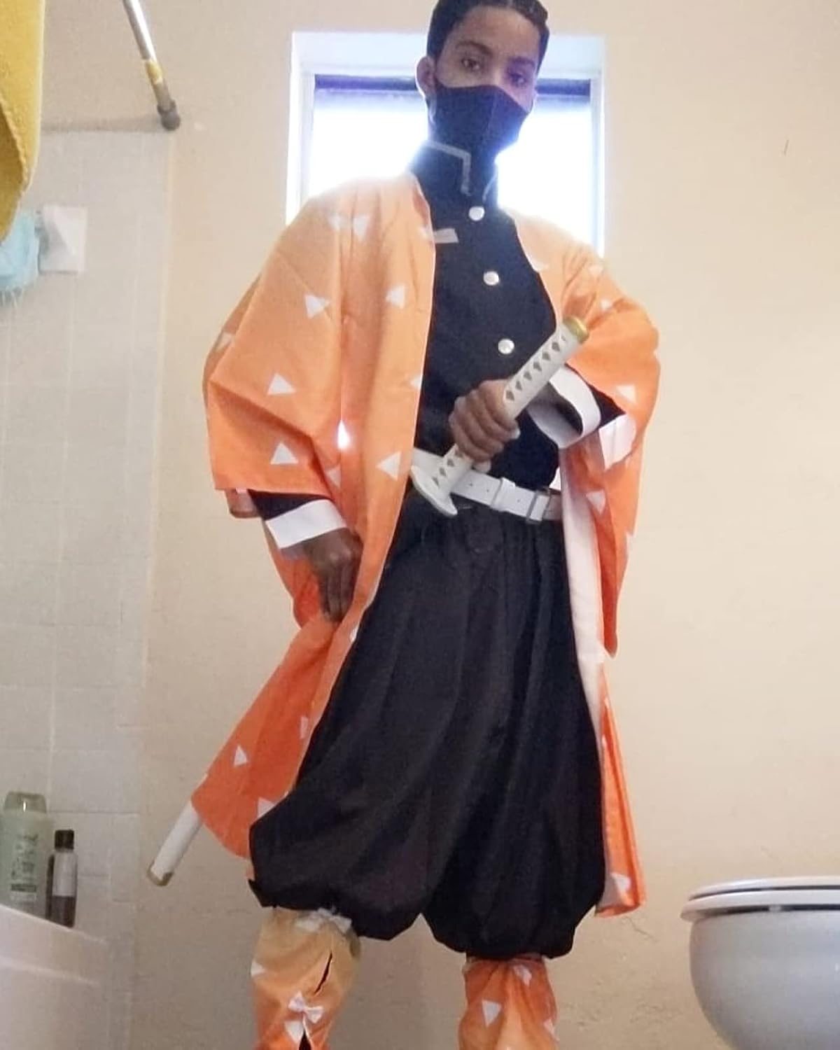 Anime Costume Mitsuri Tanjirou cosplay Nezuko Shinobu Zenitsu Giyuu Halloween outfit Adult - Image 5