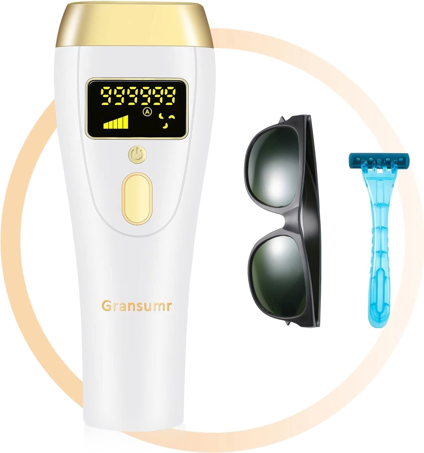 IPL Laser Hair Removal Device at-Home Permanent Painless Hair Remover for Women and Men Best Whole Body Facial Face Armpits Back Legs Arms Face Bikini Line IPL Laser Hair Removal Device at-Home Permanent Painless Hair Remover for Women and Men Best Whole Body Facial Face Armpits Back Legs Arms Face Bikini Line