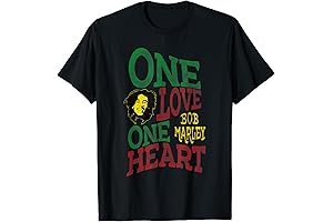 Official Bob Marley One Love One Heart T-Shirt