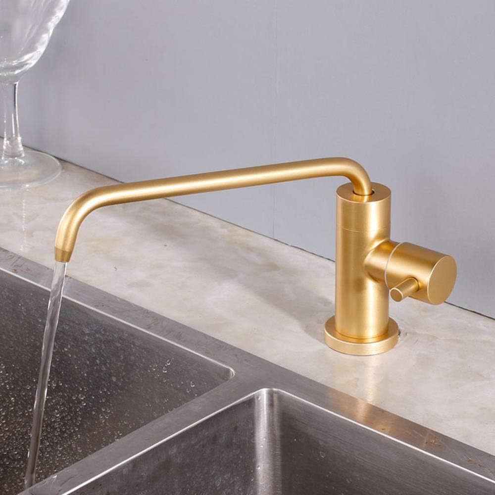 s 1/4'' Osmosis Drinking Water Filter Kitchen Stainless Steel Direct Drinking Water Pure Water Kitchen Faucet Gold-D