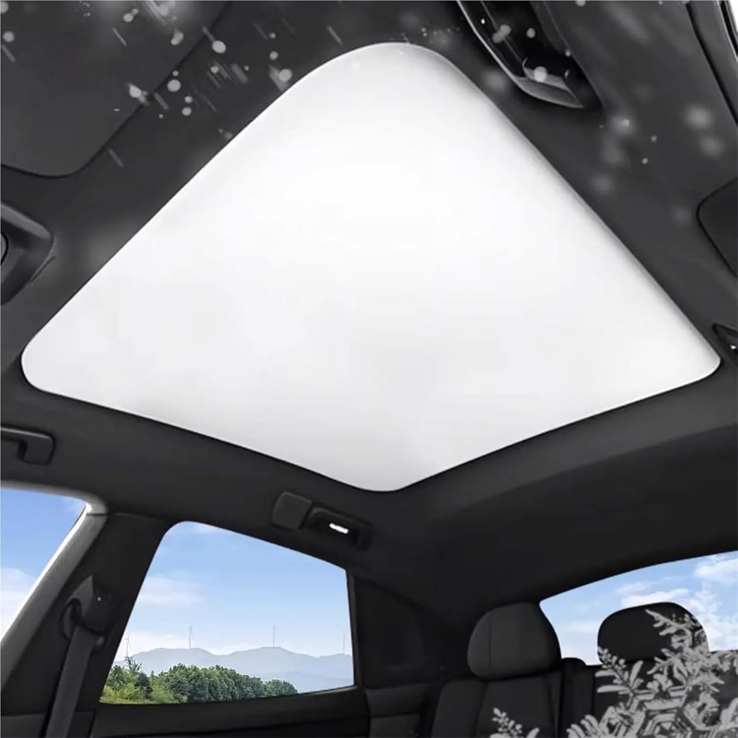 Car Sunroof Shade for Deepal S07/S7 2024-2026 Custom Fit Glass Roof Sunshade Heat Insulation Interior Accessory Shield(A1 S7)