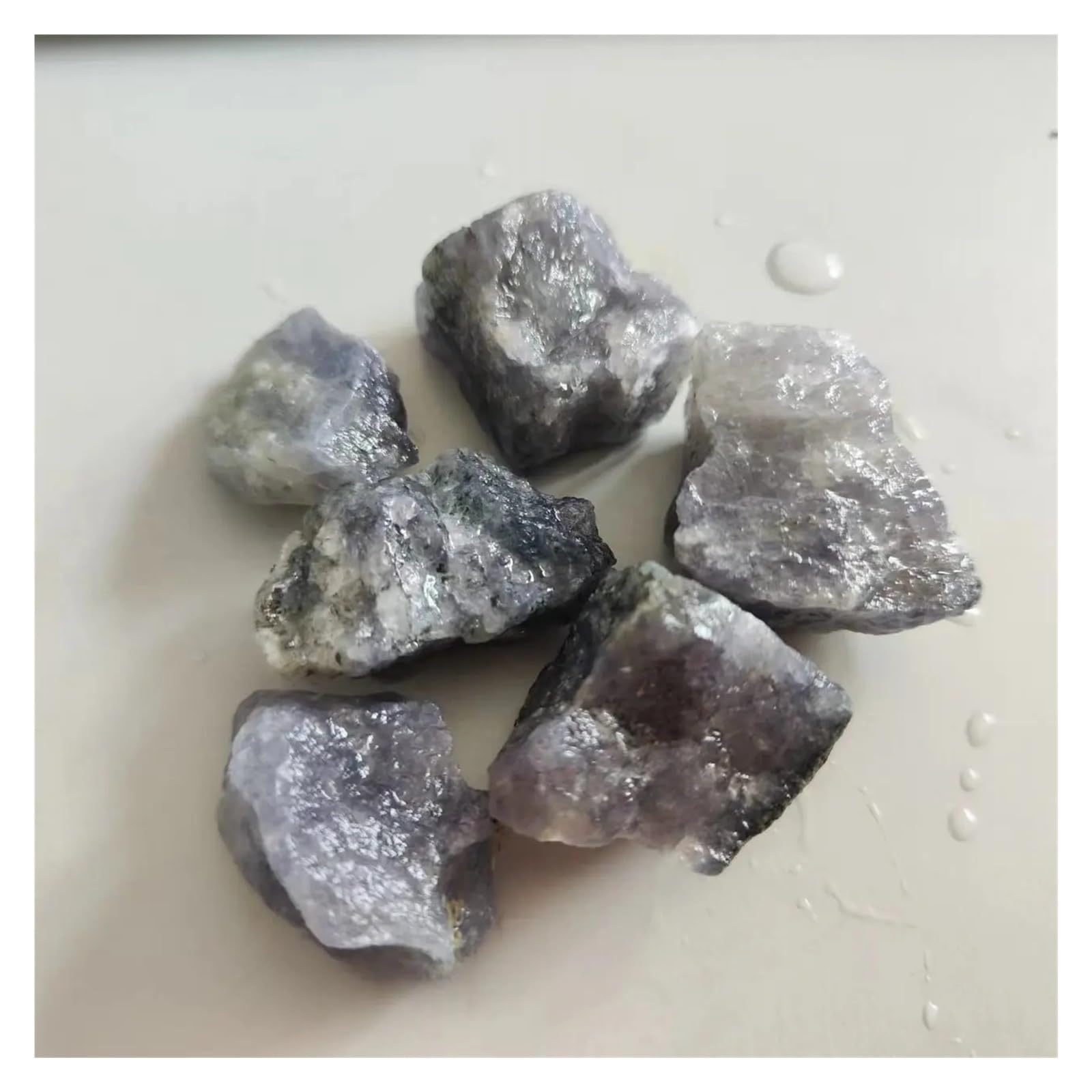 BKGWCSOR 90-100G 2-4CM Cordierite Stone Crystal Gemstones Home Garden Decoration