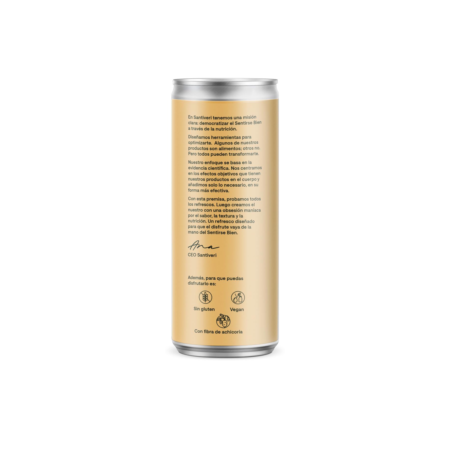 Santiveri - SANT Smart Drink, Bebida con Zumo Natural de Frutas y Fibra Prebiótica, Bajo en Calorías, Sin Azúcares, Ni Edulcorantes Artificiales - 12 Latas x 330 ml (Pack de 12, Naranja-Mango)