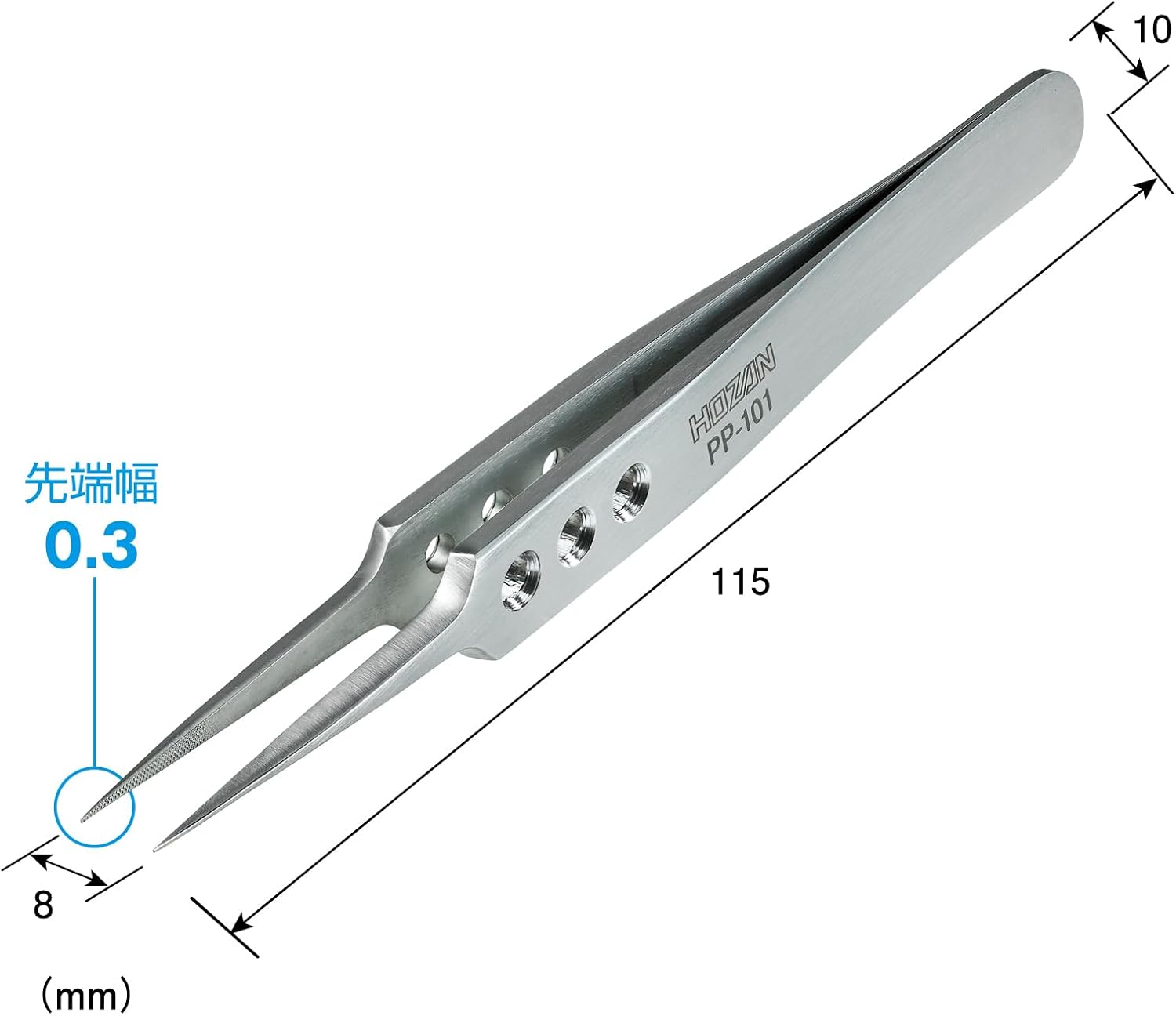 HOZAN Tweezers PP-101