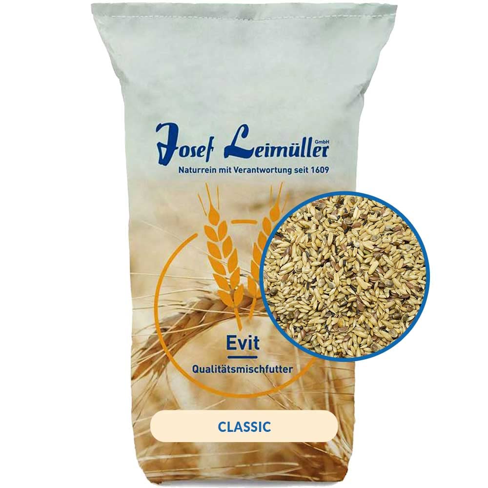 Leimüller Kanarienfutter Classic 25 kg Kanarien Vögel Gesang Sittiche | Sämereien-Mischung, staubfrei, gentechnikfrei, ohne Zusatzstoffe, Österreich