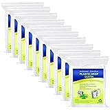 10 Pieces Plastic Drop Sheets for Painting, Waterproof and Dust-Proof Clear Cloth for Furniture Cover, 9x12 Feet Tarps