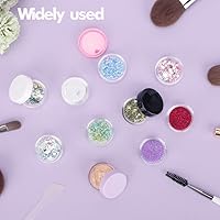 Vista 6 de Contenedor de bálsamo labial de 3 g, 25 unidades de pequeños contenedores de maquillaje para viajes con tapas