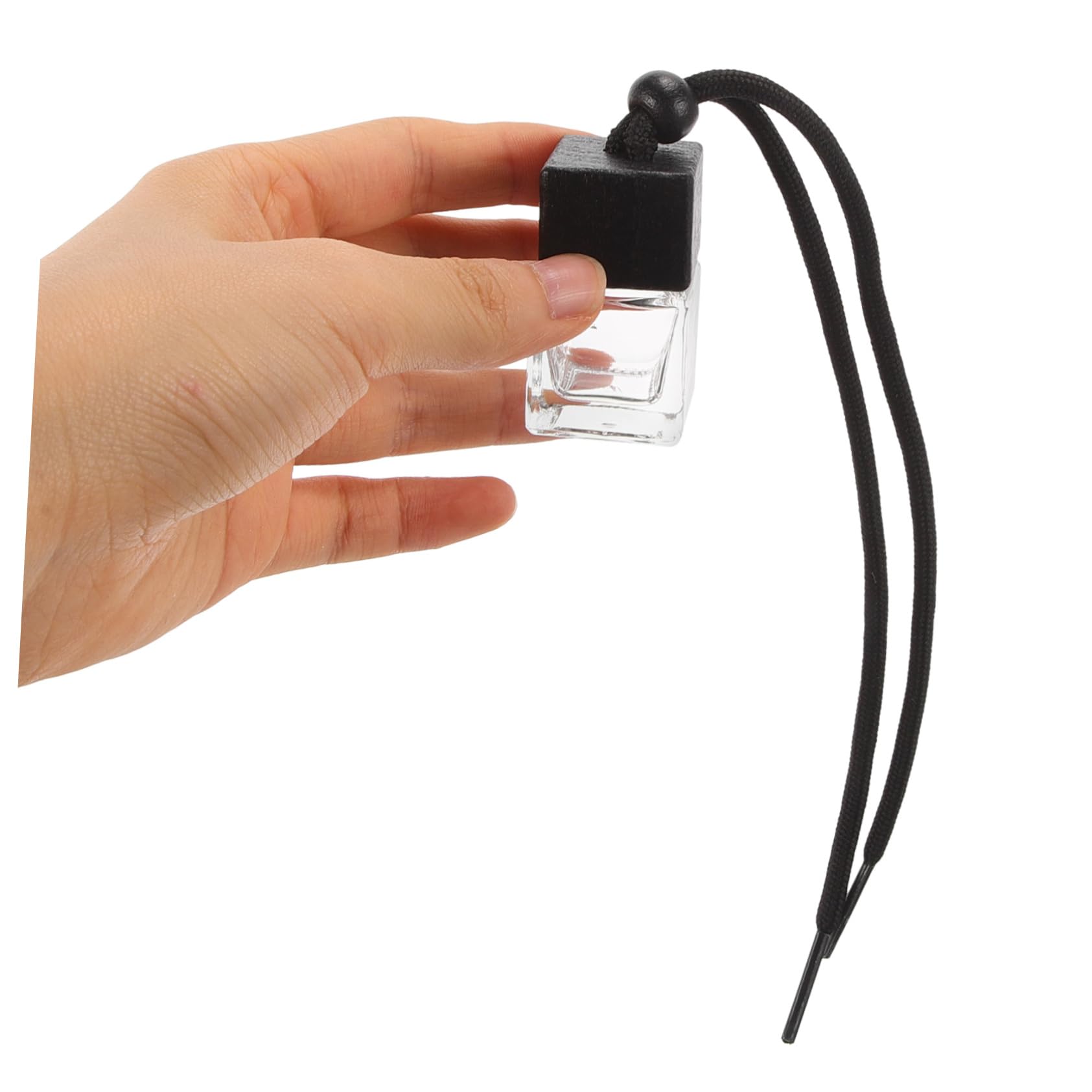 PartyKindom 24piezas Difusor De Perfume De Coche Botellas Colgantes Refillables Accesorios De Aromaterapia para Vehículos De Frascos Transparentes para Hogar y Oficina