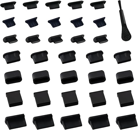 Tappo Antipolvere USB-C In Silicone - Per Smartphone, Tablet E Dispositivi Type-C | Protezione Da Polvere E Liquidi