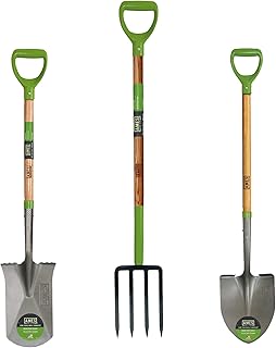 AMES 3-pc. Small Spaces Gardening Kit with Border Spade, Digging Fork, a...