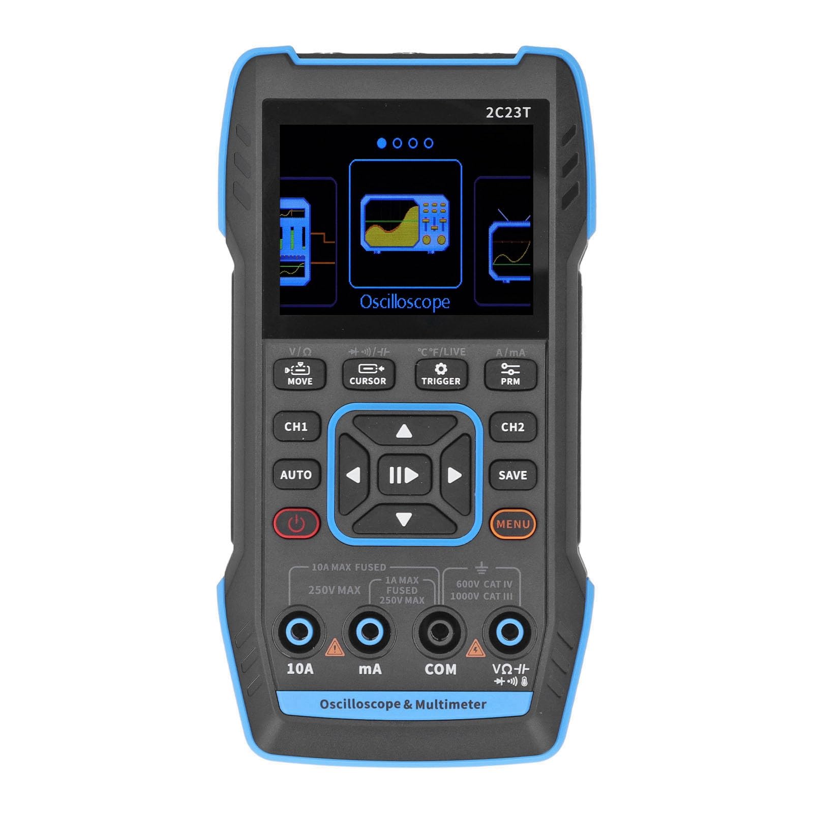 Cocoarm Generatore Di Forme D' Multimetro Per Oscilloscopio Di Fascia Alta 3 In 1, Osciloscopio Digital Portatil, Osciloscopio