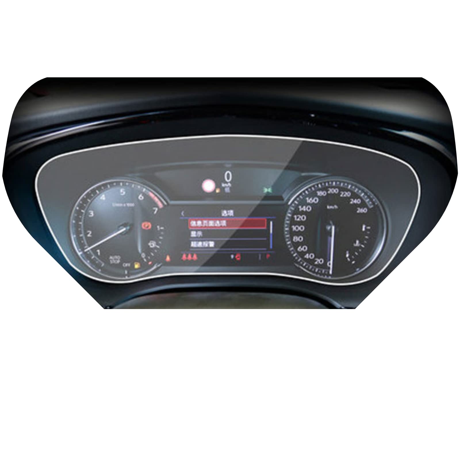 Verre trempé de luxe pour compteur auto Cadillac XT6