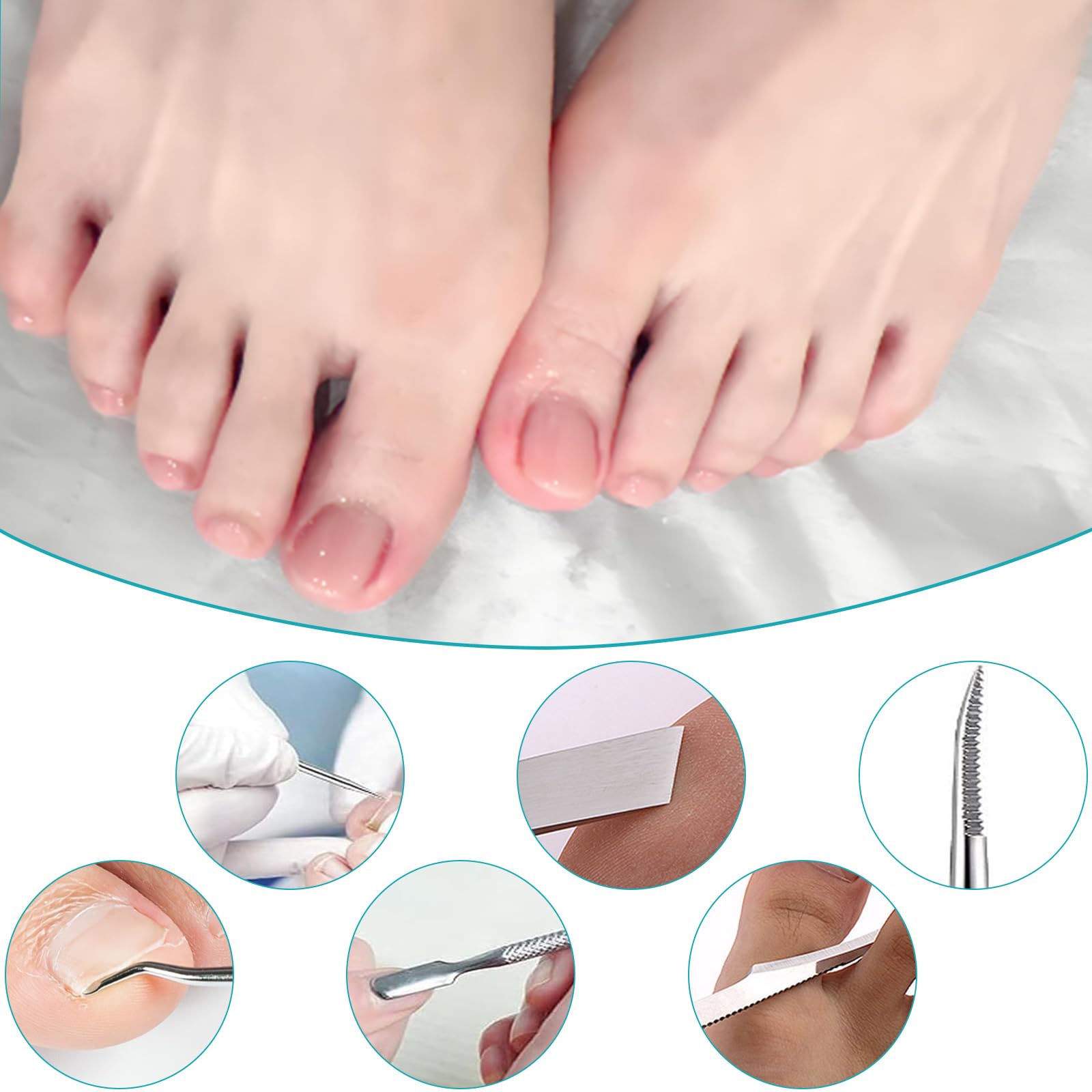18 Pezzi Kit Pedicure Kit Pedicure Professionale Piedi Set Tagliaunghie Acciaio Inox Tagliaunghie Set Professionale Donne e Uomini Per Micosi Unghie Spesse Incarnite