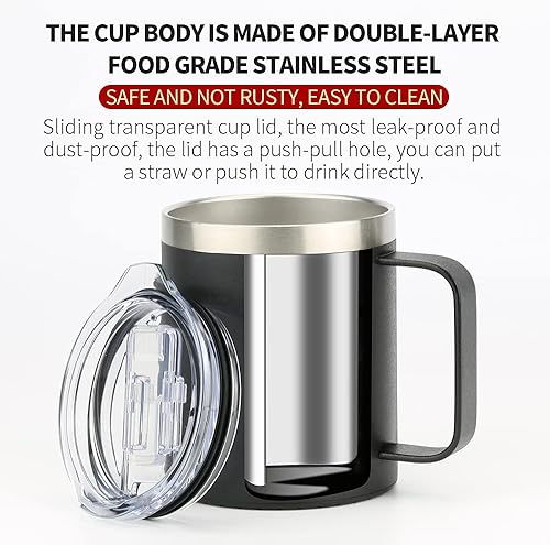 Miniatura 2 de Juego de calentador de taza de café con cargador inalámbrico de 15 W, taza de café autocalentable para escritorio, taza térmica que mantiene el café