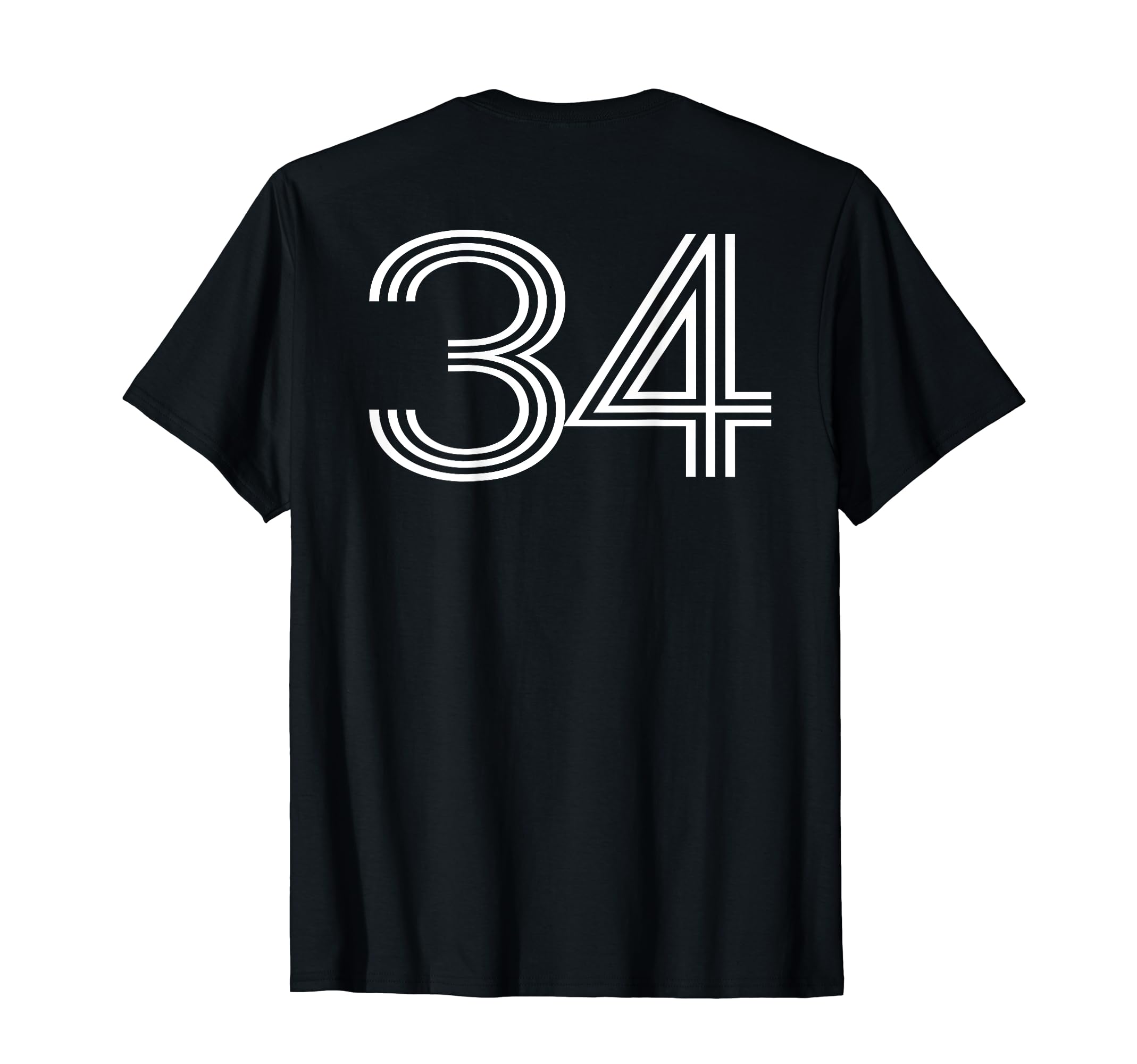 Amazon | ナンバー34 シャツ 野球 フットボール サッカー バック