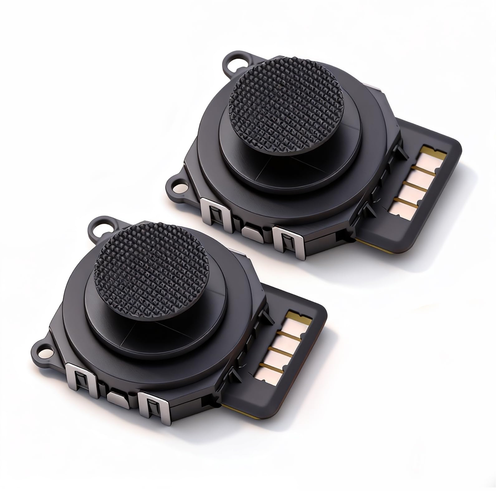 2 Szt. Analogowy Joystick 3D Z Przyciskami Na PSP 2000, Wymiana Joysticka Przełącznika Bezprzewodowy Profesjonalny Joystick Rocker Z Nasadką Wymiana Naprawy Na PSP 2000 Czarny