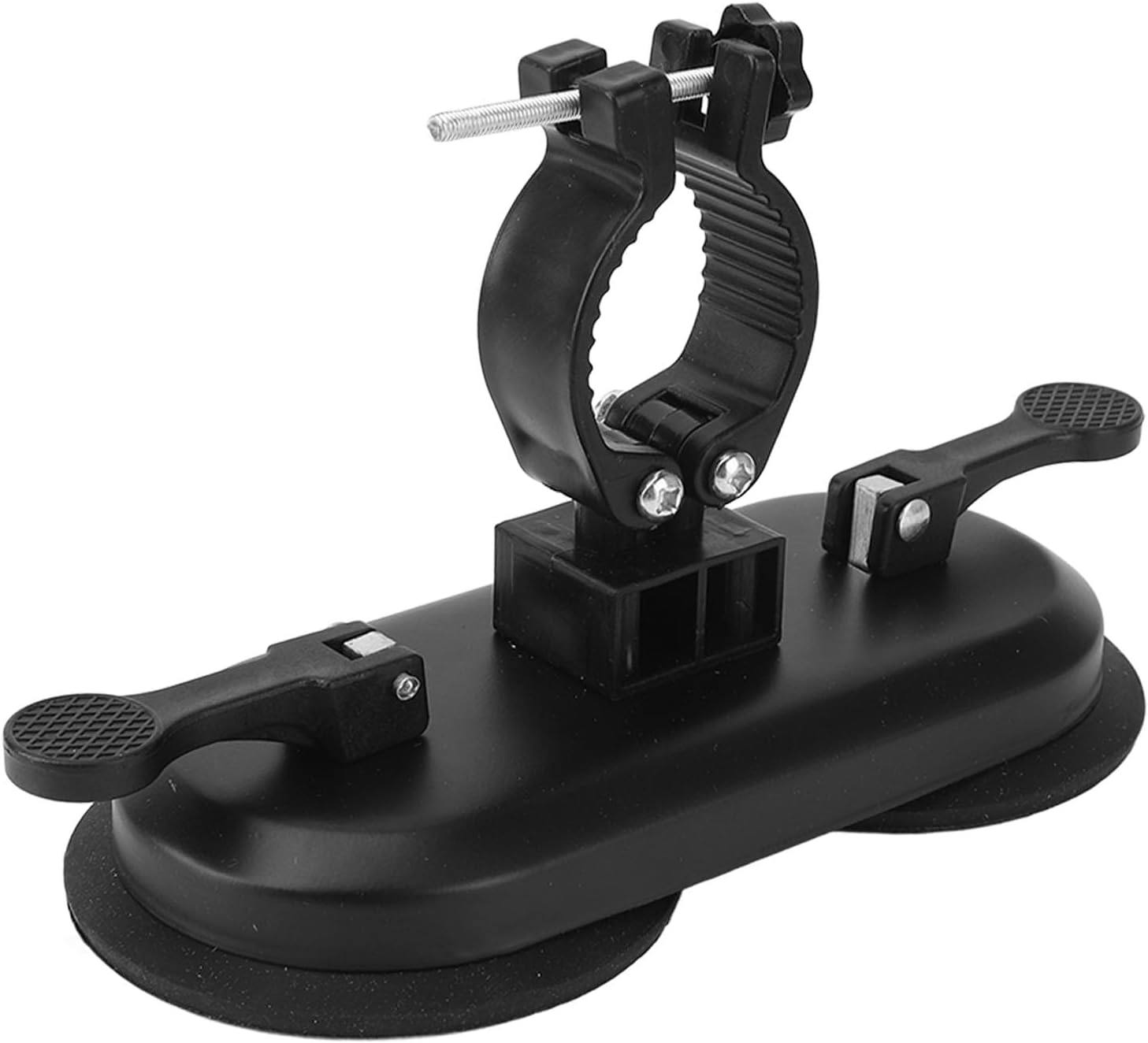 Heayzoki Massage Gun Holder for Back, Strong Vacuum Suction Cups Massage Gun Mount, Massager Wall Mount for Self Massage, Compatible with Most Massage Guns