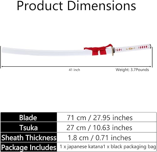 Miniatura 11 de Katana de acero al carbono 9260/T10 hecha a mano, espada Katana afilada templada por calor de espiga completa, espada samurai coleccionable