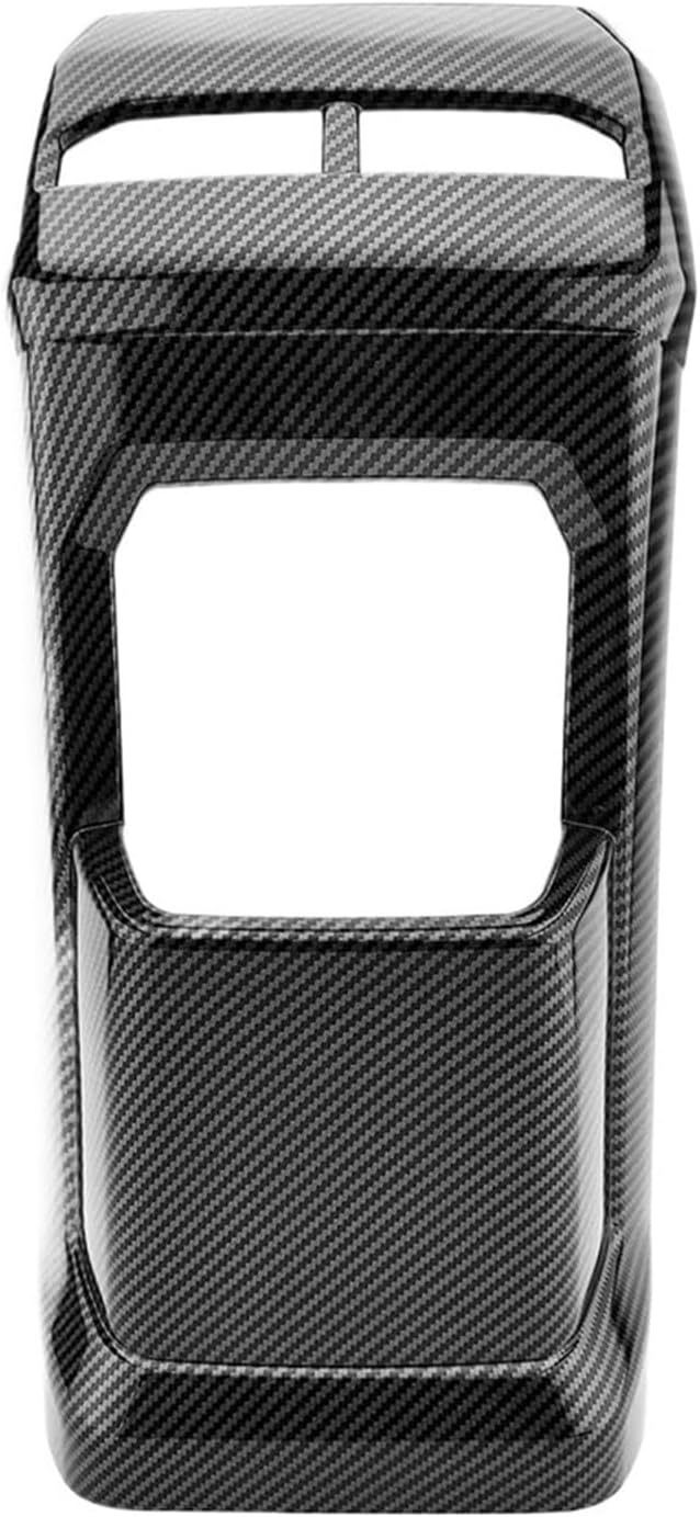 Car Rear Seat Anti-kick Panel Back Air ABS Interior Trim Conditioner AC Frame Cover Compatible for Kia EV3 2024 2025 Accessories(Wood Grain)