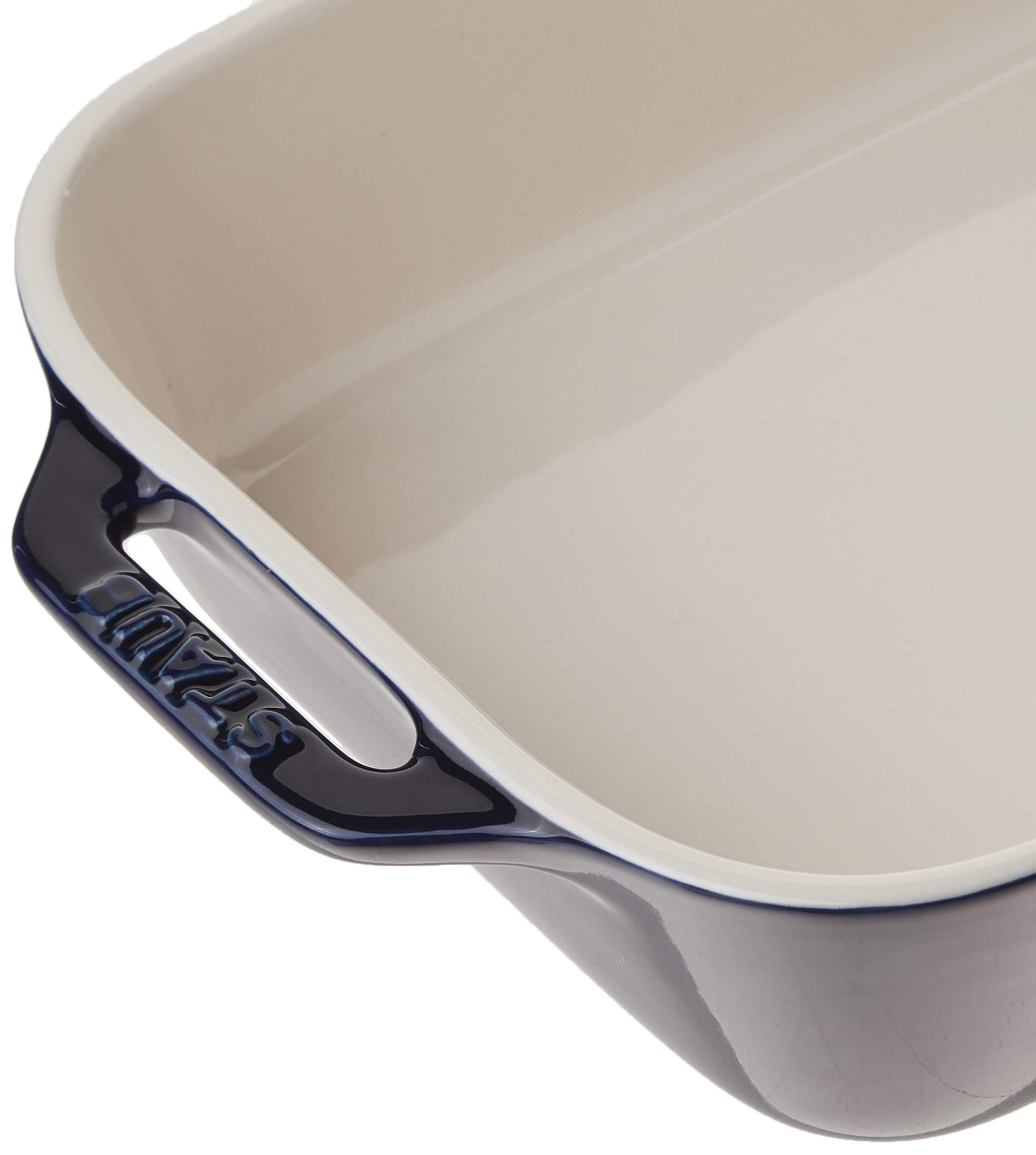 Staub Dark Blue Gratin Dish - 10.5" -4