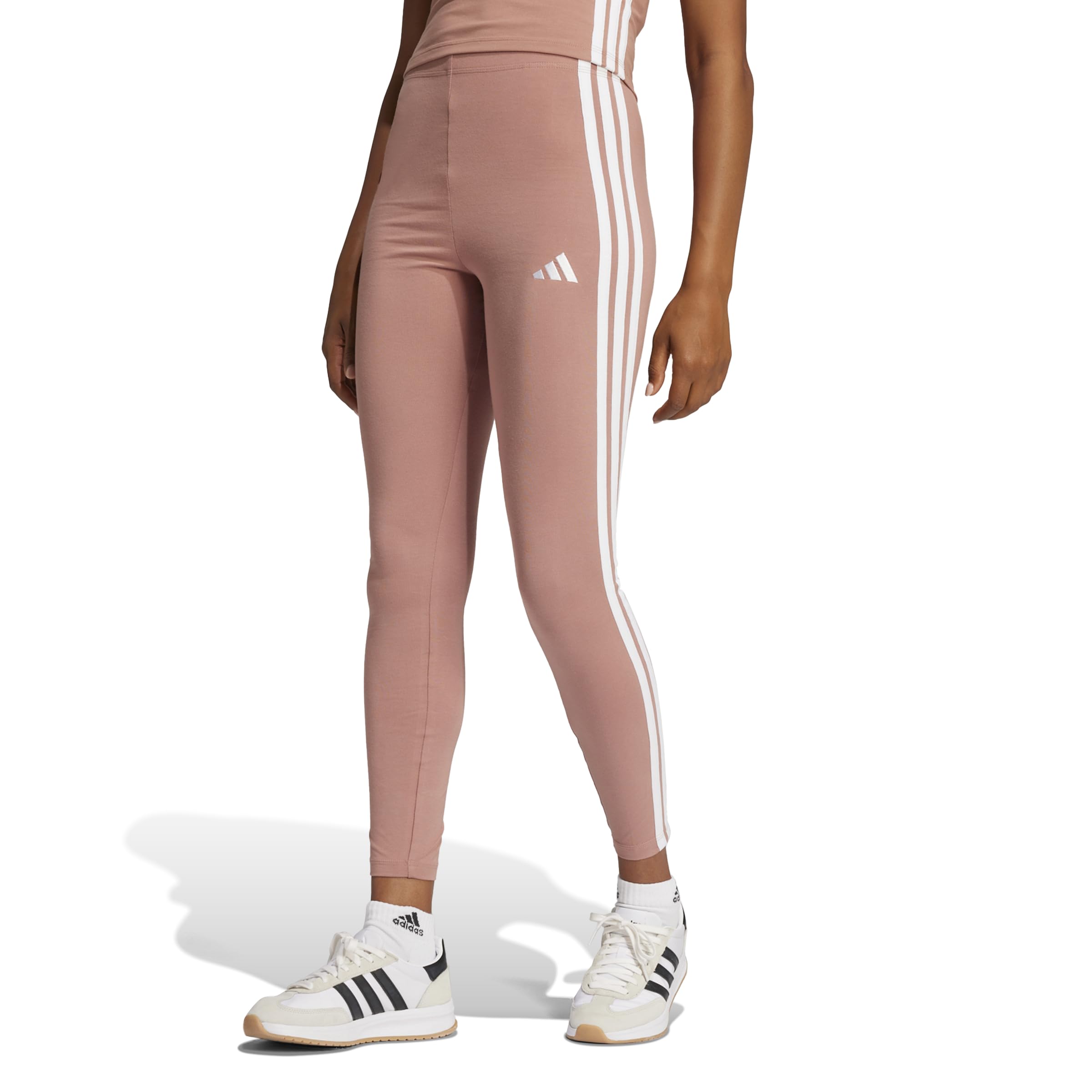 adidas Womens Essentials 3-Stripes Cotton Leggings