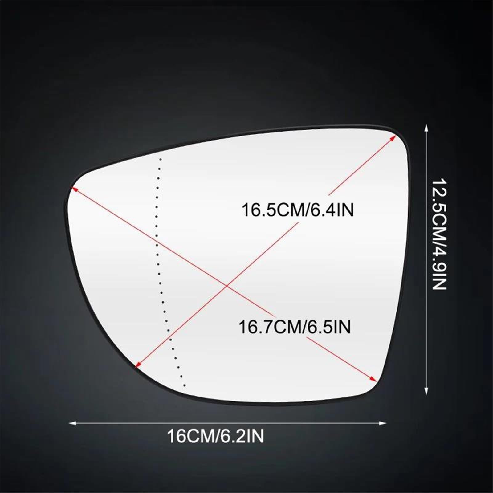 Verres à lentilles Rétroviseur Extérieur De Remplacement Convexe Pour Nissan Pour Micra Pour Leaf (2017-2023) - Pièces Grand Angle Chauffantes Remplacement