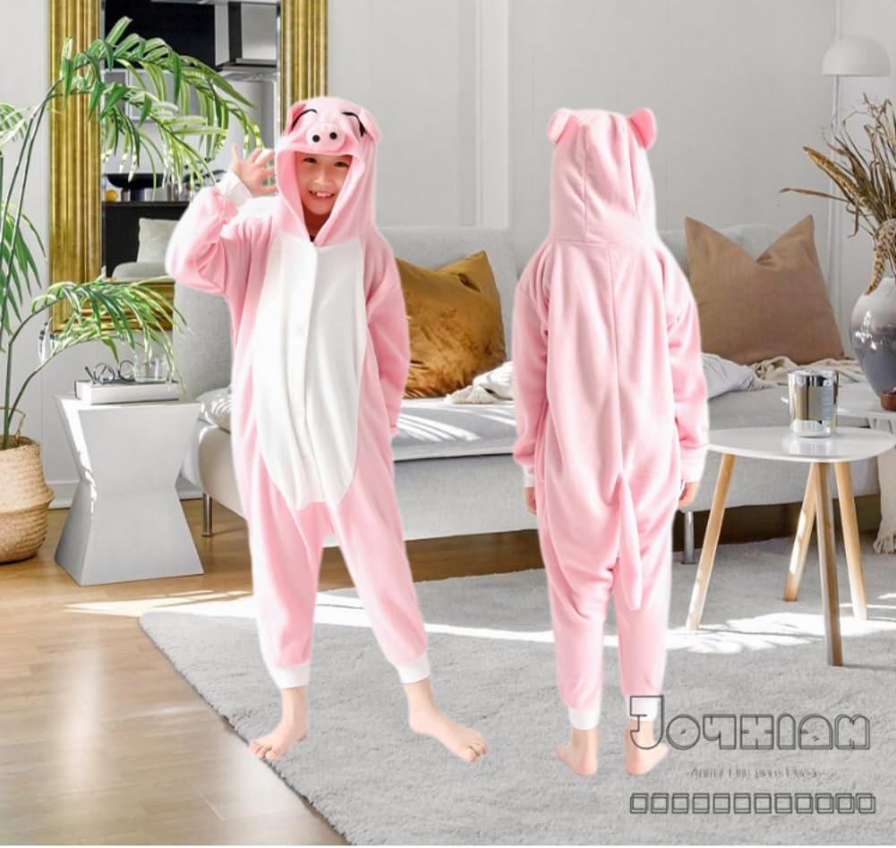 Kids Onesie Animal One Piece Pajamas Halloween Christmas Cosplay Costume - Image 3