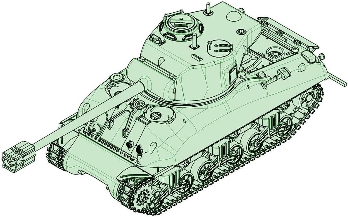 Trumpeter 1: 72 - French M4 Sherman Tank