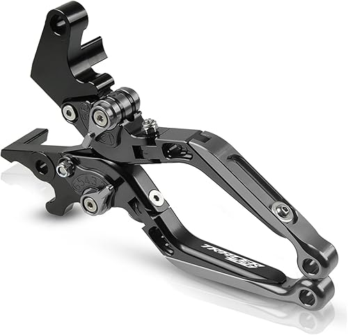 Miniatura 9 de Manija de embrague para motocicleta, accesorios CNC, ajustable, plegable, extensible, con logotipo, palancas de embrague, manillar, agarres de mano,