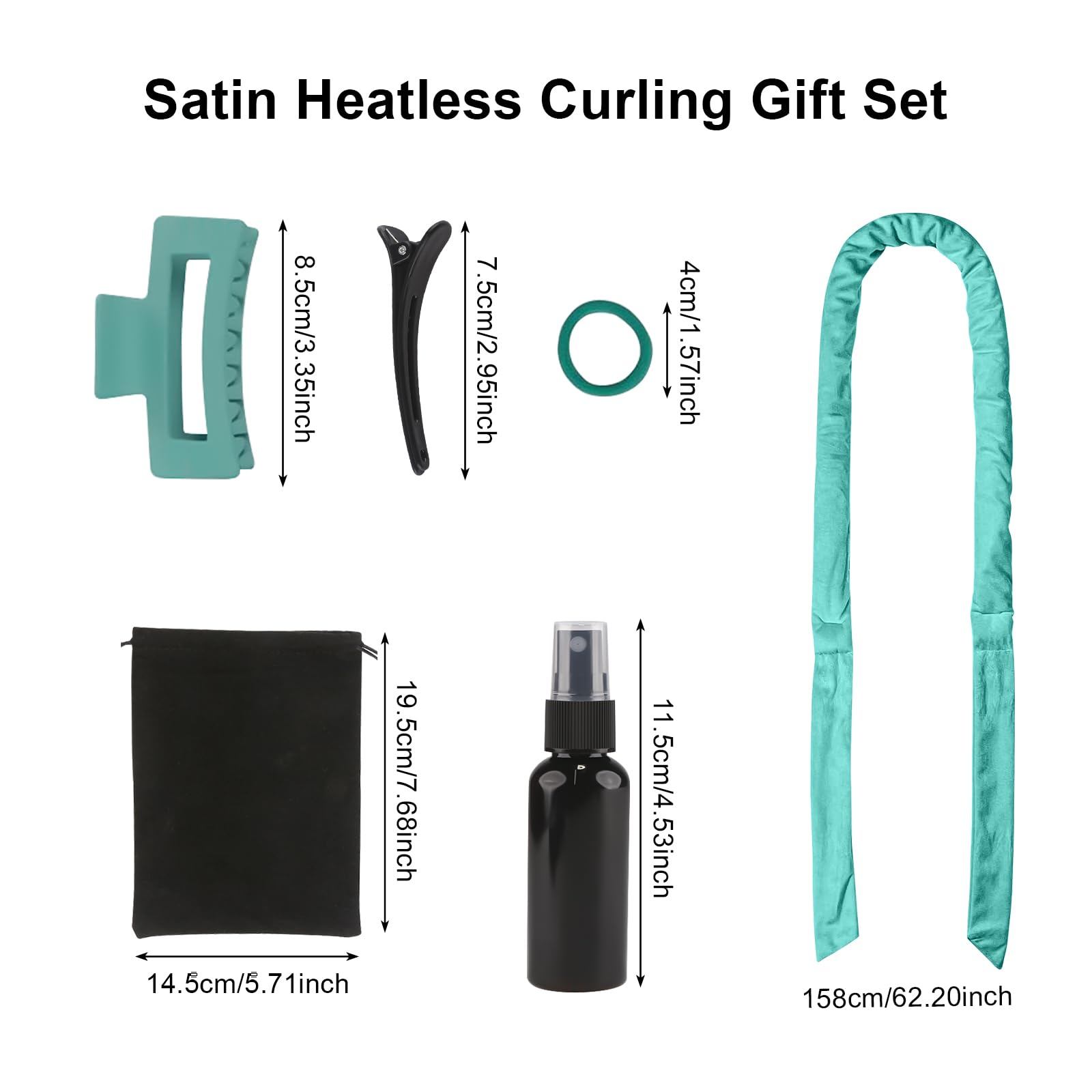 Heatless Curlers Headband, Soft Velour Heatless Curls, Overnight Heatless Hair Curling Set - Image 2