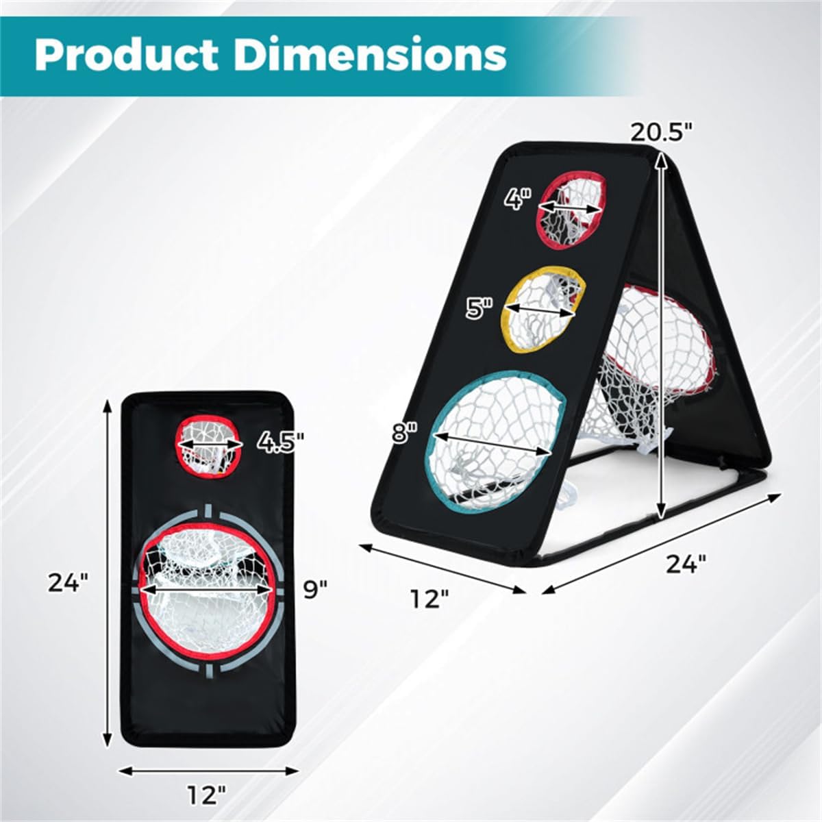 Double-Sided Golf Chipping Net
