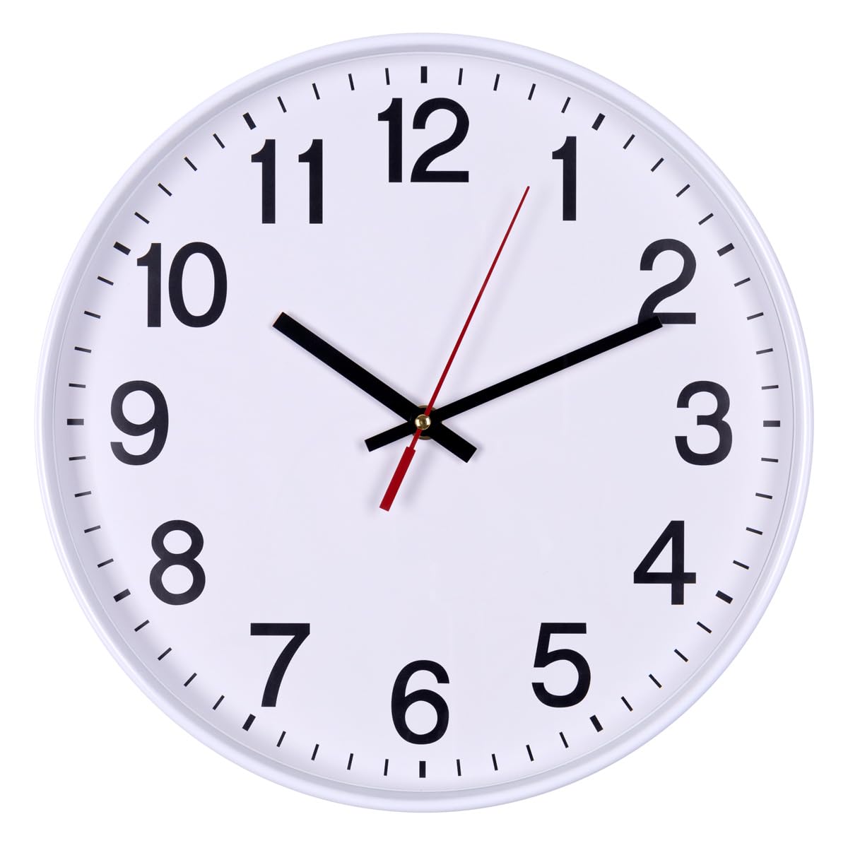 Timmershabi Orologio da parete in acrilico Pop Art da 9,8 pollici silenzioso al quarzo senza ticchettio, funzionamento a batteria, senza scala, rotondo da parete, decorativo per casa, ufficio, scuola