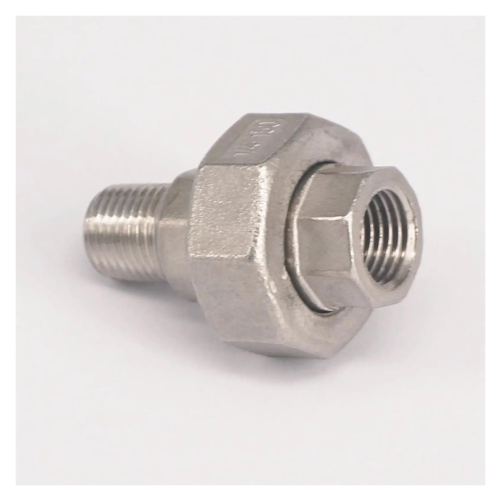 ICXLPMC 1/2" Female to Male 304 Stainless Socket Union Pipe Fitting Connector ICXLPMC