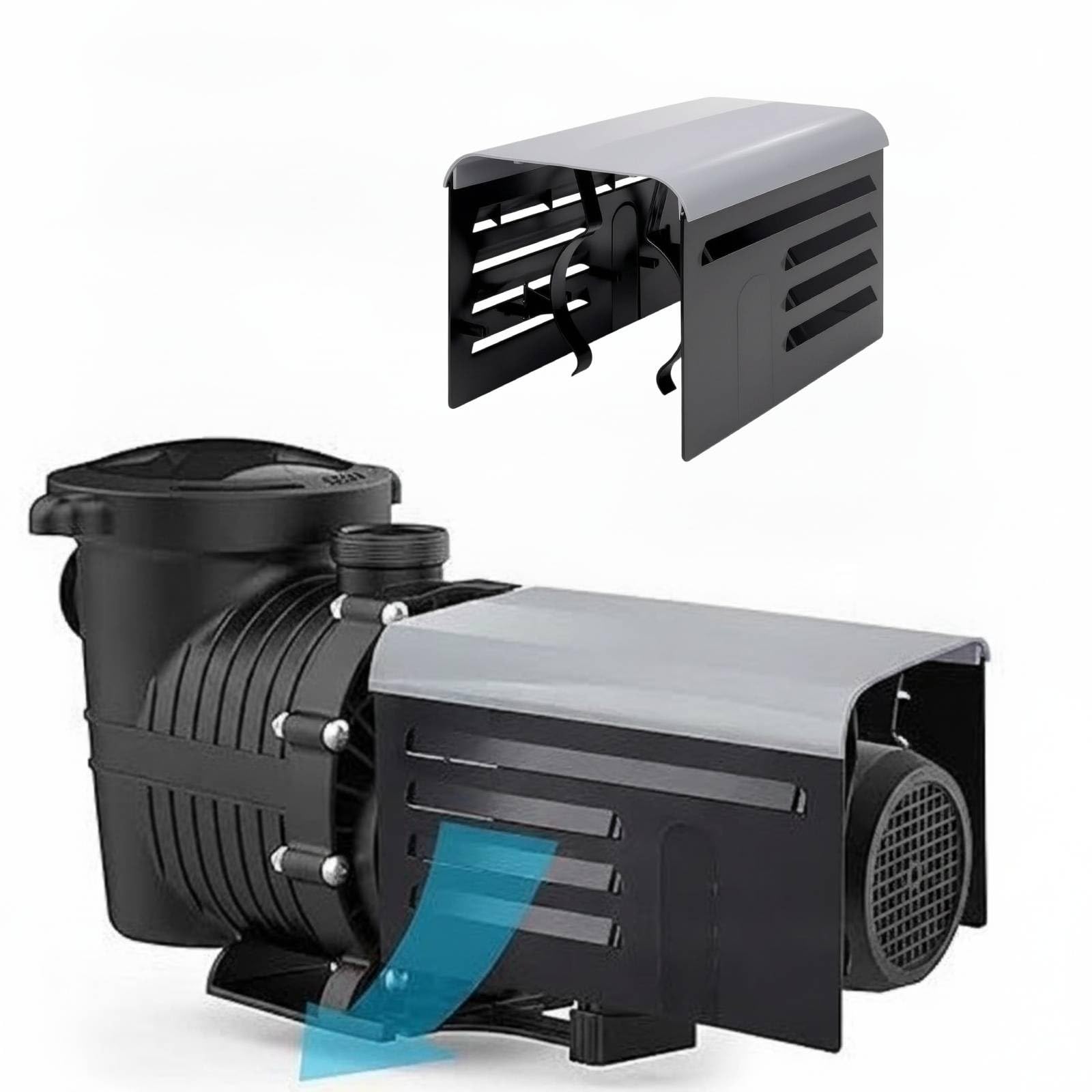 kowaku Protector Bomba Piscina Resistente | Compatible, Tapa, para Jardín