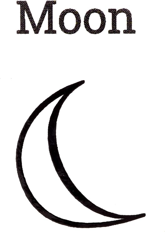 ImpressArt- 6mm, Moon Design Stamp