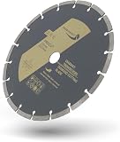 PRODIAMANT set of 2 universal diamond cutting disc 230mm 9inch x 22.2 mm concrete, stone, brick 9 inch diamond disc 7mm segment - 3