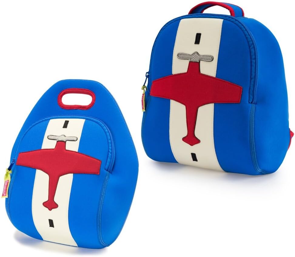 Dabbawalla Airplane Backpack & Lunch Bag Set